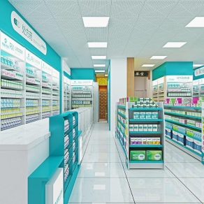 现代药店3D模型下载